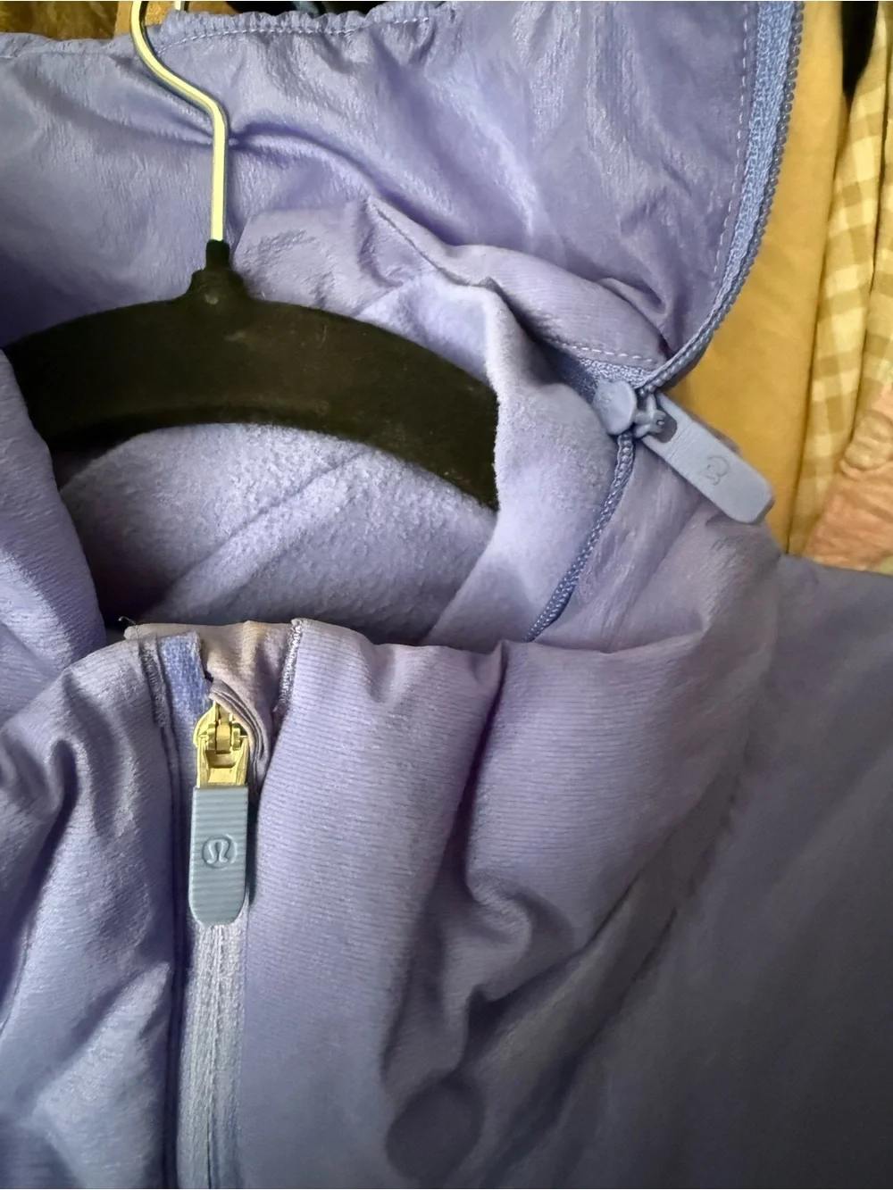lululemon down for it all Periwinkle Quilted Hooded Jacket